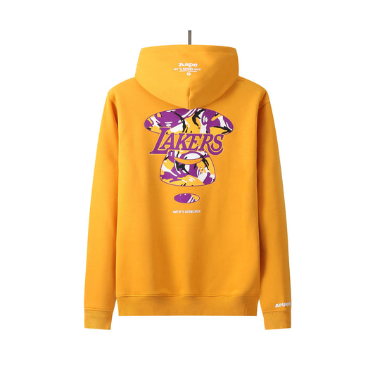 AAPE by BAPE X Los Angeles Lakers Pullover Hoodie