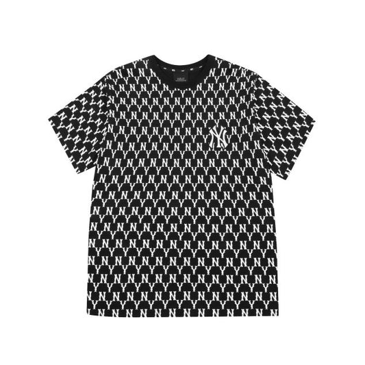 MLB Monogram Black Tee